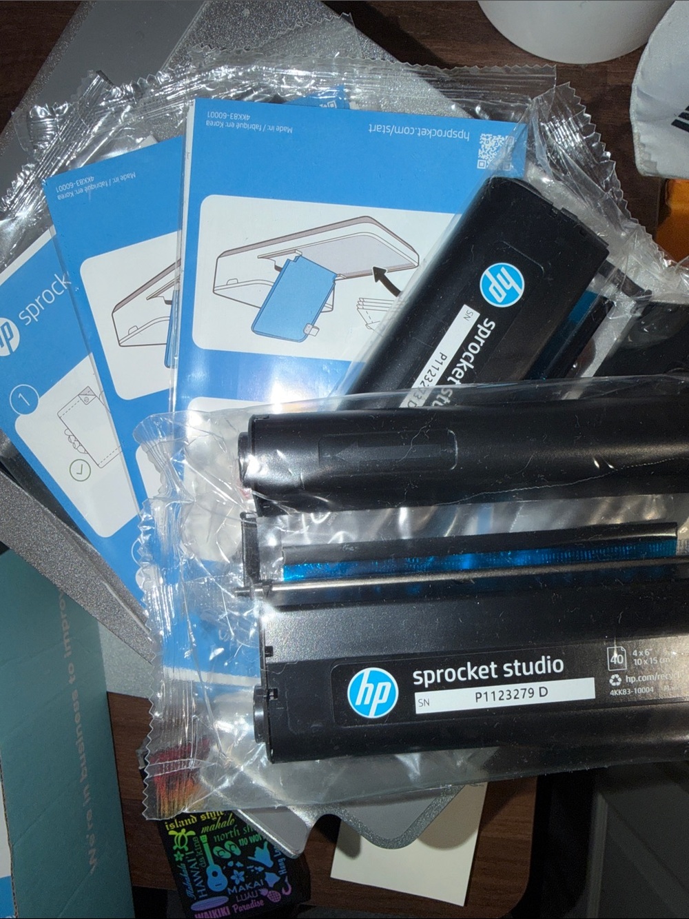 HP sprocket paper and filter